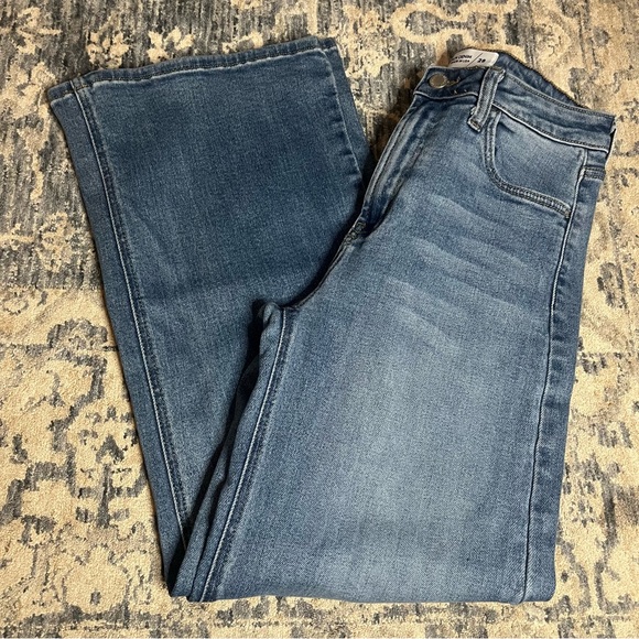 Just Black Wide Leg Jeans Sz 28 - Picture 4 of 9